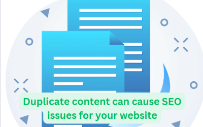 why duplictae content is an seo issue