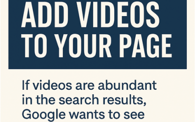 If Google Shows Videos in Search Results It Wants One on Your Page Too