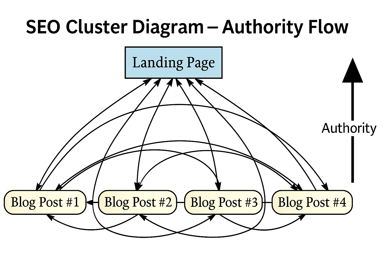 interlinked blog posts